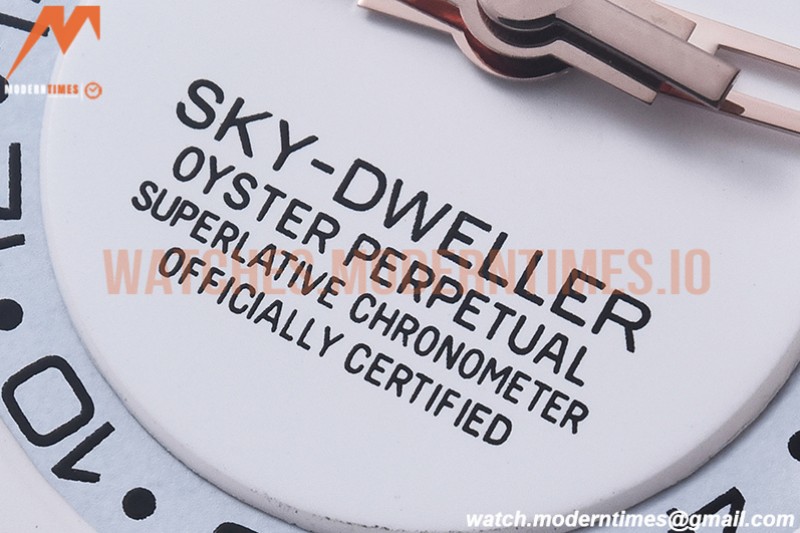 Rolex - Skydweller 326935 RG/RG White Noob Asian 23J
