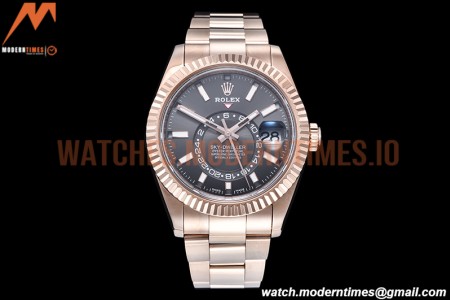 Rolex - Skydweller 326935 RG/RG Grey Noob Asian 23J