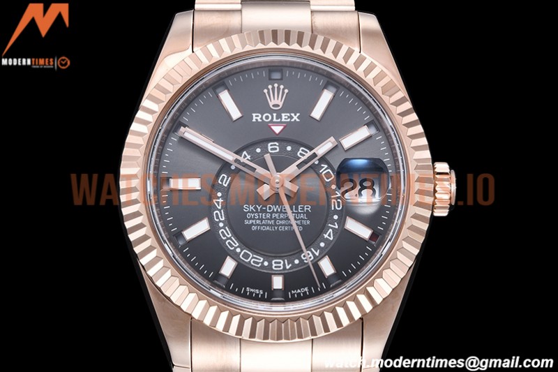 Rolex - Skydweller 326935 RG/RG Grey Noob Asian 23J