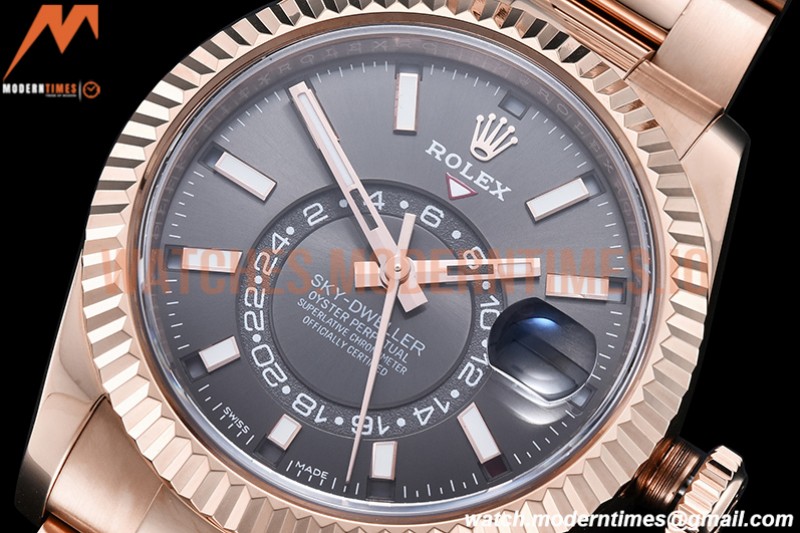 Rolex - Skydweller 326935 RG/RG Grey Noob Asian 23J