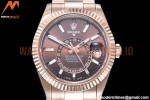Rolex - Skydweller 326935 RG/RG Brown Noob Asian 23J