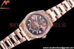 Rolex - Skydweller 326935 RG/RG Brown Noob Asian 23J