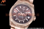 Rolex - Skydweller 326935 RG/RG Brown Noob Asian 23J