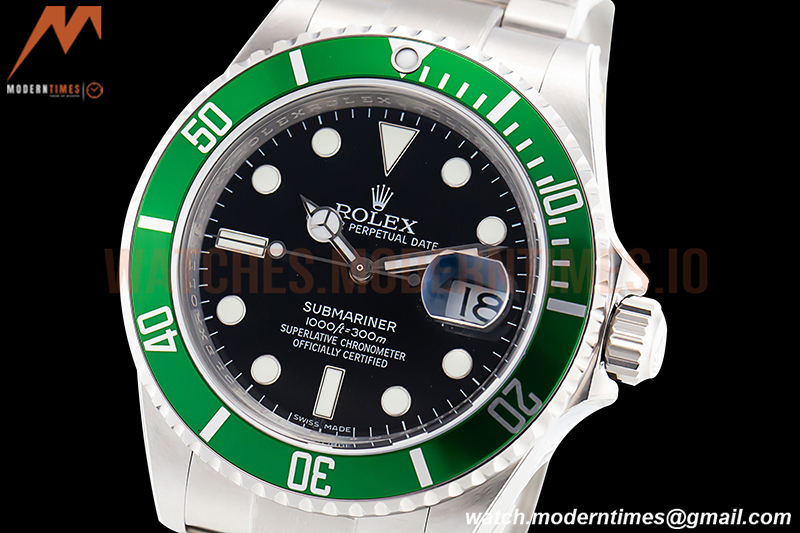 Rolex - Submariner 16610LV 904L SS/SS Black ARF V2 SH3135