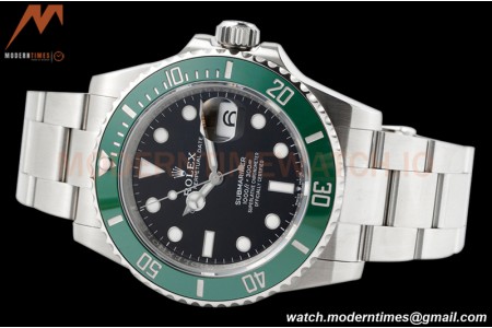 Rolex - Submariner 41mm 126610LV Kermit 904L SS/SS Black ZF VR3235