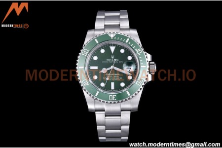 Rolex - Submariner 40mm 116610LV 904L SS/SS Green ZF VR3135
