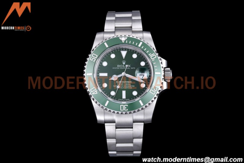 Rolex - Submariner 40mm 116610LV 904L SS/SS Green ZF VR3135