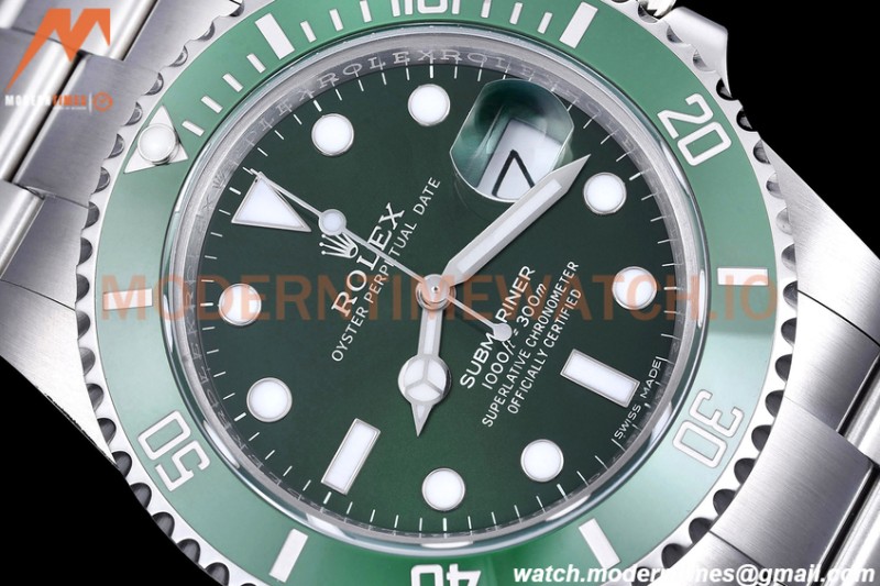 Rolex - Submariner 40mm 116610LV 904L SS/SS Green ZF VR3135