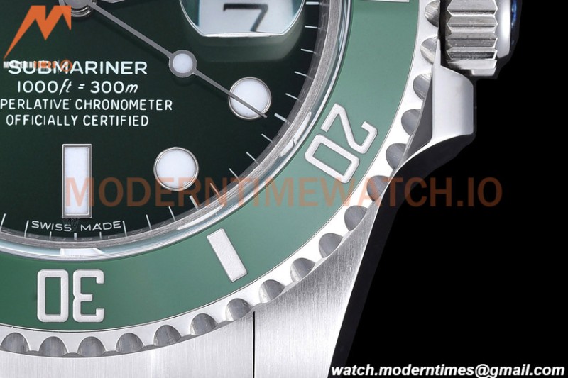 Rolex - Submariner 40mm 116610LV 904L SS/SS Green ZF VR3135