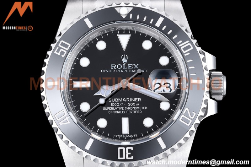 Rolex - Submariner 40mm 116610LN 904L SS/SS Black ZF VR3135
