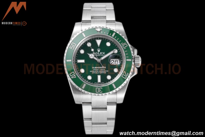 Rolex - Submariner 40mm 116610LV 316L SS/SS Green ZRF A3135