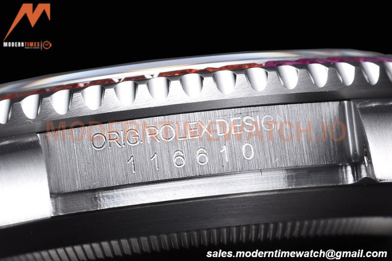 Rolex - Submariner 40mm Blaken Pink Lady SS/SS Diamond Black RAF VR3135