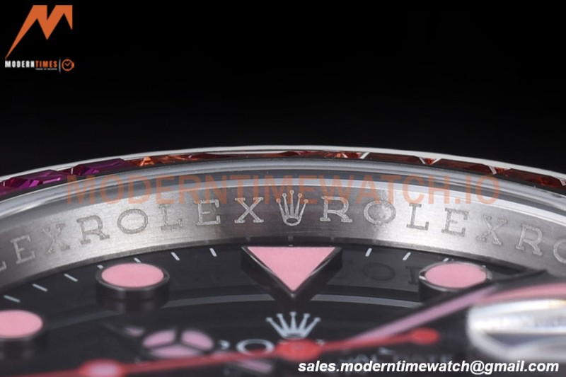Rolex - Submariner 40mm Blaken Pink Lady SS/SS Diamond Black RAF VR3135