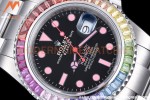 Rolex - Submariner 40mm Blaken Pink Lady SS/SS Diamond Black RAF VR3135