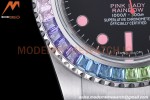Rolex - Submariner 40mm Blaken Pink Lady SS/SS Diamond Black RAF VR3135