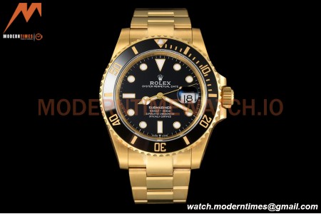 Rolex - Submariner 41mm 126618LN 904L YG/YG Black VSF VS3235