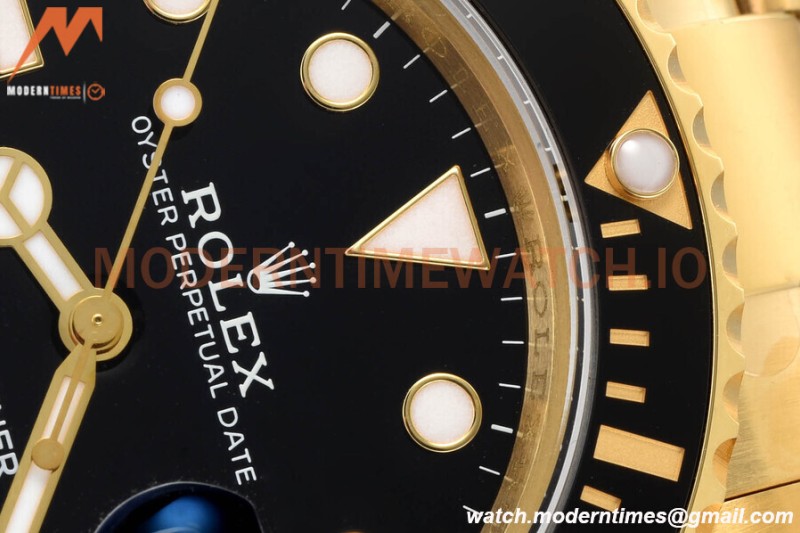 Rolex - Submariner 41mm 126618LN 904L YG/YG Black VSF VS3235