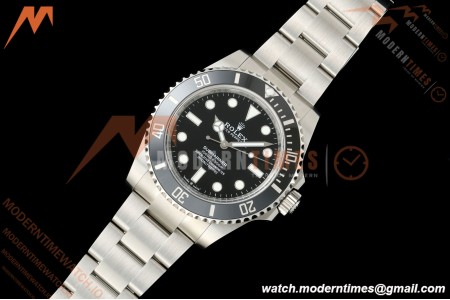 Rolex - Submariner 124060 No Date 904L 41mm SS/SS Black THBF SH3230