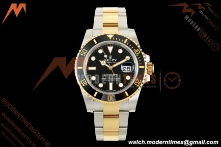 Rolex - Submariner 40mm 116613LN Gain Weight 904L YG/SS Black RCF DD3135