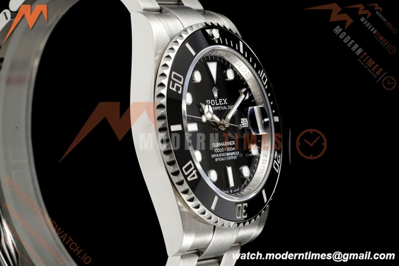 Rolex - Submariner 126610LN 904L 41mm SS/SS Black RWF DD3235 Free Sprung