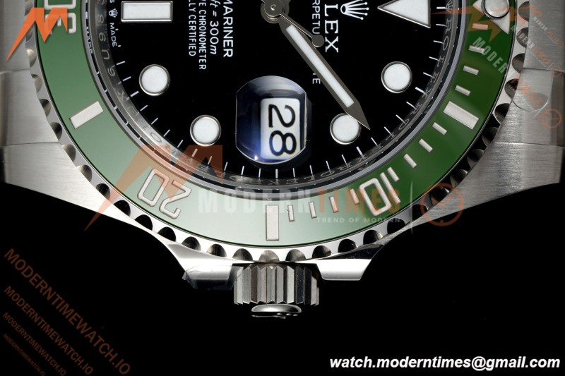 Rolex - Submariner 126610LV 904L 41mm SS/SS Black RWF DD3235 Free Sprung