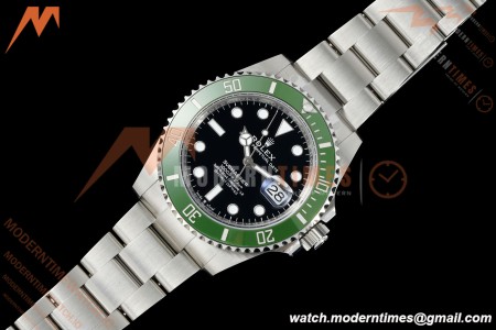 Rolex - Submariner 126610LV 904L 41mm SS/SS Black RWF DD3235 Free Sprung