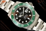 Rolex - Submariner 126610LV Kermit 904L 41mm SS/SS Black QF DD3235 Free Sprung
