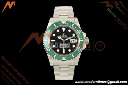 Rolex - Submariner 126610LV Kermit 904L 41mm SS/SS Black QF DD3235 Free Sprung | ロレックス - サブマリーナー 126610LV Kermit 904L 41mm 全SS仕様 ブラック文字盤 QF製 DD3235ムーブメント搭載 フリースプラング (Free Sprung)