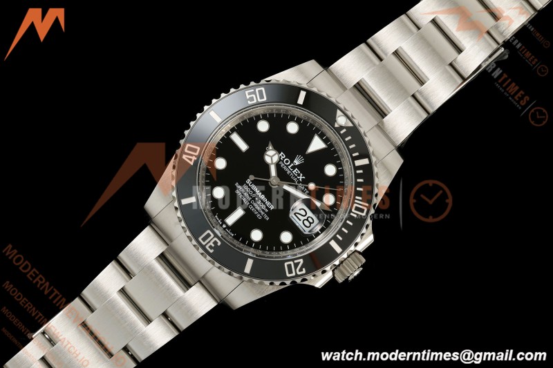Rolex - Submariner 126610LN 904L 41mm SS/SS Black QF DD3235 Free Sprung