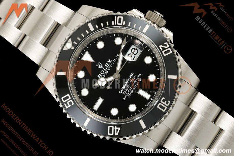 Rolex - Submariner 126610LN 904L 41mm SS/SS Black QF DD3235 Free Sprung
