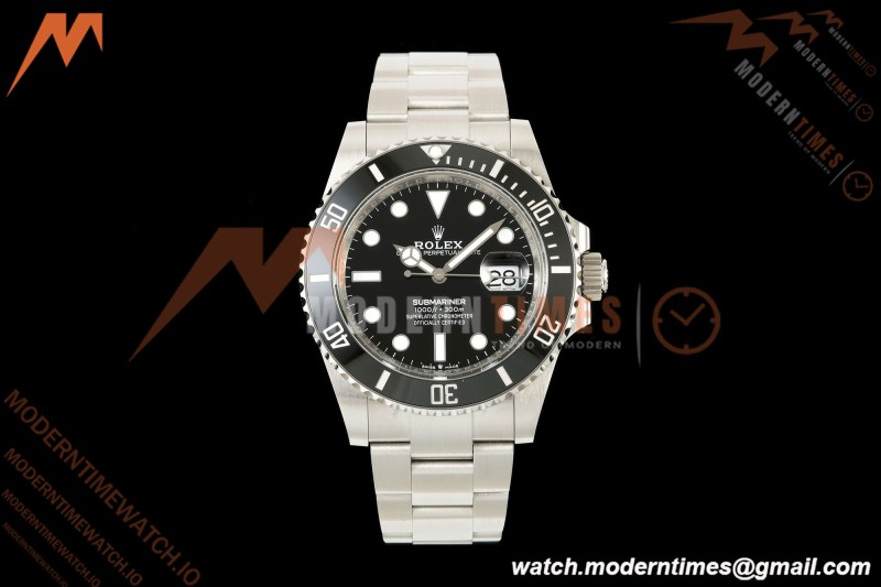 Rolex - Submariner 126610LN 904L 41mm SS/SS Black QF DD3235 Free Sprung