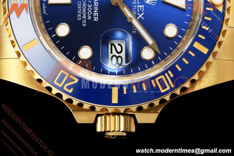 Rolex - Submariner 126618LB 41mm Gain Weight 904L YG/YG Blue WF JH3235