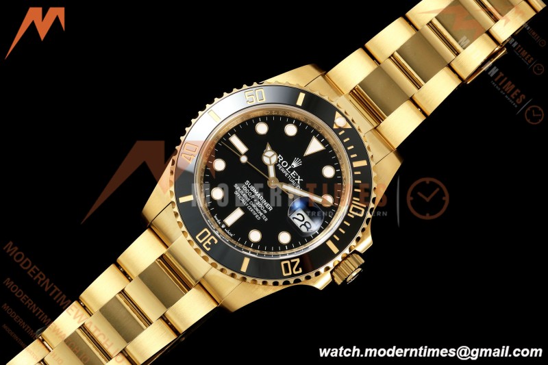 Rolex - Submariner 126618LN 41mm Gain Weight 904L YG/YG Black WF JH3235