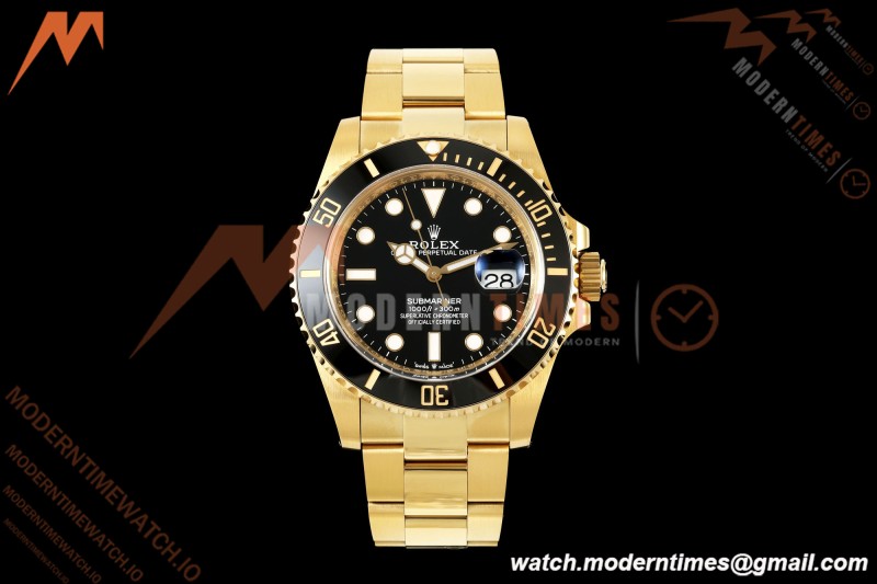 Rolex - Submariner 126618LN 41mm Gain Weight 904L YG/YG Black WF JH3235