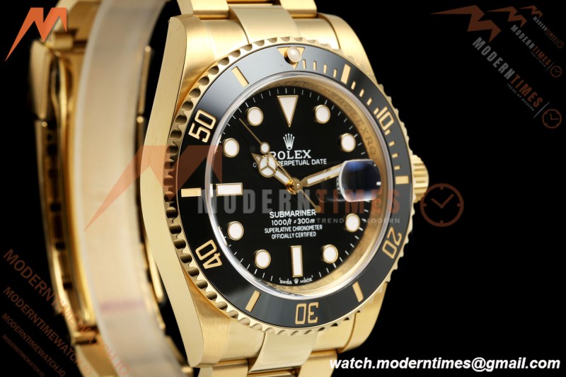 Rolex - Submariner 126618LN 41mm Gain Weight 904L YG/YG Black WF JH3235
