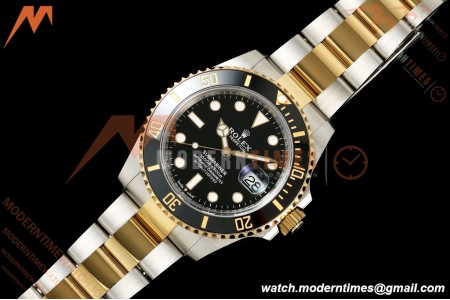 Rolex - Submariner 41mm 126613LN Gain Weight 904L YG/SS Black WF JH3235