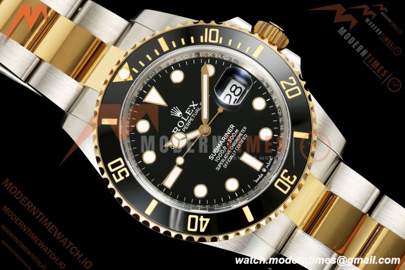 Rolex - Submariner 41mm 126613LN Gain Weight 904L YG/SS Black WF JH3235