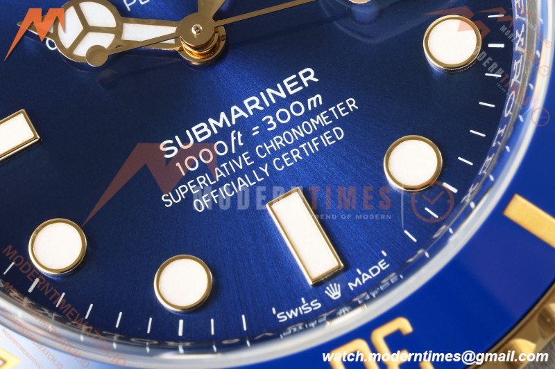 Rolex - Submariner 41mm 126613LB Gain Weight 904L YG/SS Blue WF JH3235