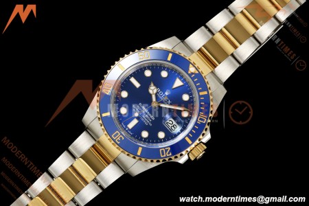 Rolex - Submariner 41mm 126613LB Gain Weight 904L YG/SS Blue WF JH3235