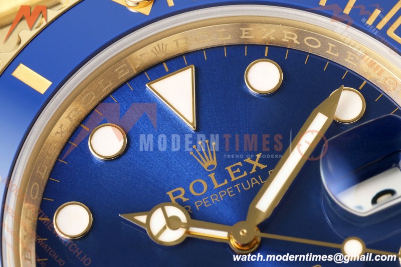 Rolex - Submariner 116618LB 40mm Gain Weight 904L YG/YG Blue WF DD3135