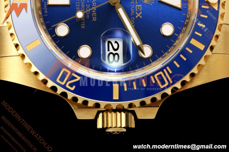Rolex - Submariner 116618LB 40mm Gain Weight 904L YG/YG Blue WF DD3135