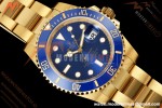 Rolex - Submariner 116618LB 40mm Gain Weight 904L YG/YG Blue WF DD3135