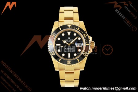 Rolex - Submariner 116618LN 40mm Gain Weight 904L YG/YG Black WF DD3135