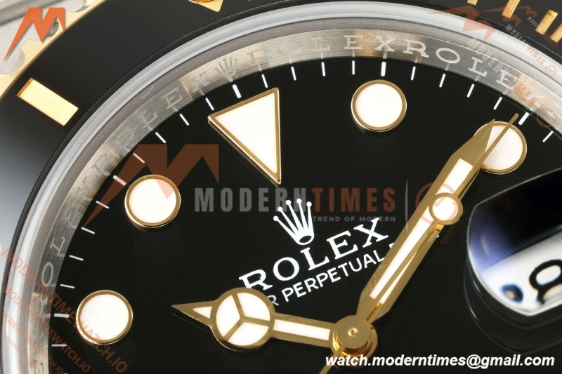 Rolex - Submariner 40mm 116613LN Gain Weight 904L YG/SS Black WF DD3135