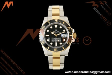 Rolex - Submariner 40mm 116613LN Gain Weight 904L YG/SS Black WF DD3135