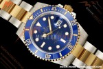 Rolex - Submariner 40mm 116613LB Gain Weight 904L YG/SS Blue WF DD3135