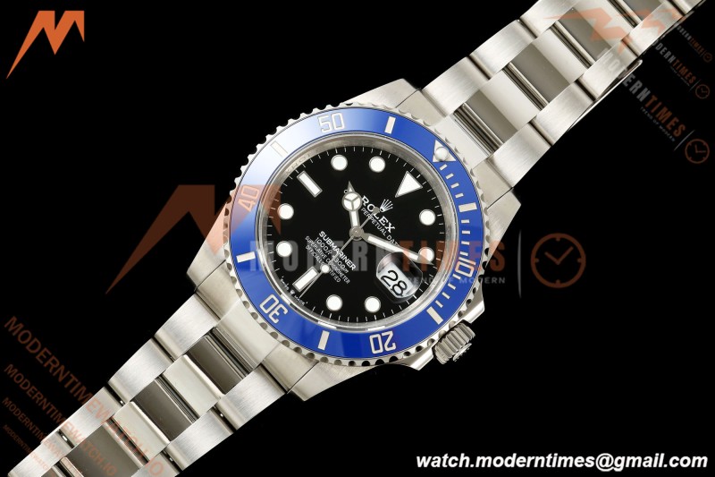 Rolex - Submariner 126619LB 41mm 904L SS/SS Black QF JH3235 Free Sprung