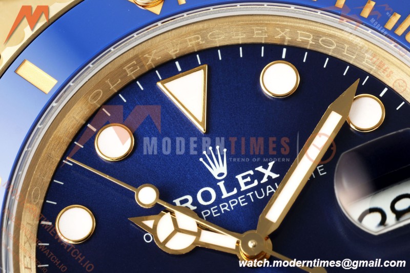 Rolex - Submariner 126618LB 41mm 904L YG/YG Blue QF JH3235 Free Sprung