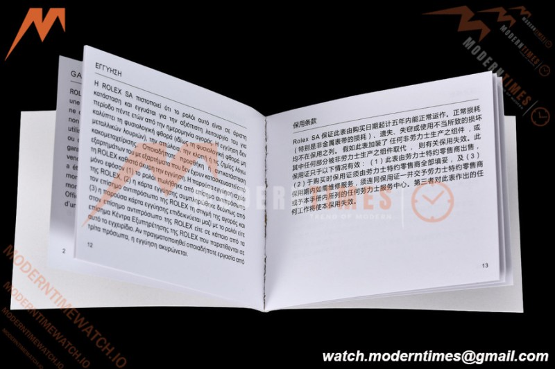 Rolex - Watch Box Set 2025 New Edition 1:1 Top Version with Pamphlet, Card and Tags