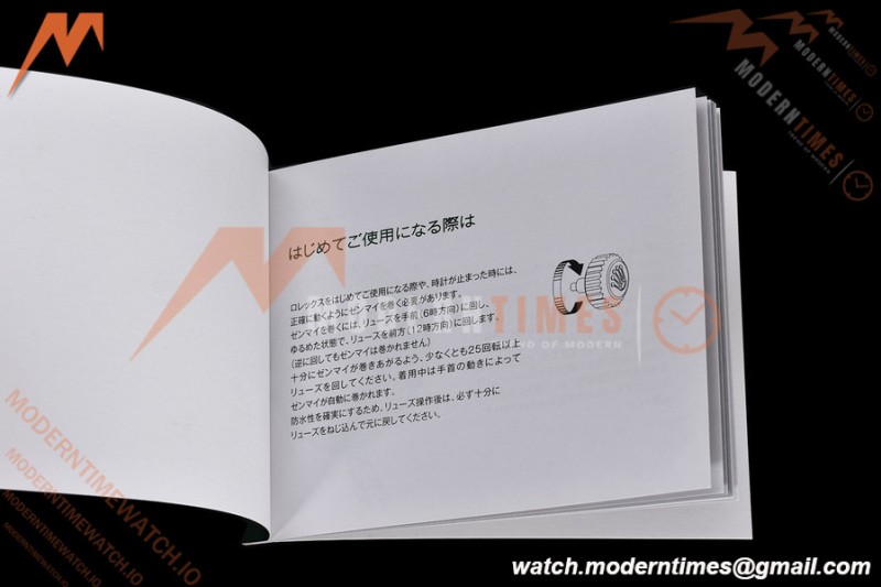 Rolex - Watch Box Set 2025 New Edition 1:1 Top Version with Pamphlet, Card and Tags